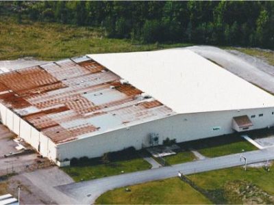 Commercial Metal Roof Coating Project